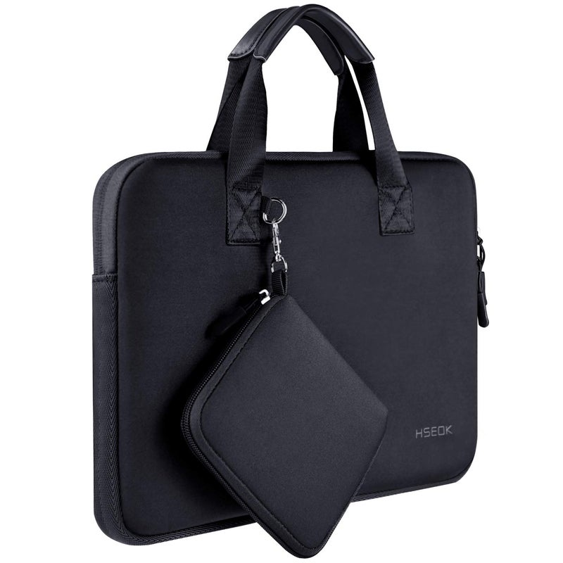 Hseok Laptop Sleeve 13.3-14 inch Case with Small Pouch, Neoprene Computer Bag Compatible with MacBook Pro 14" M4/M3/M2/M1 2025-2021, Mac Air/Pro 13.3" and Most 13-14 inch Notebooks,B02K01 - Image 1